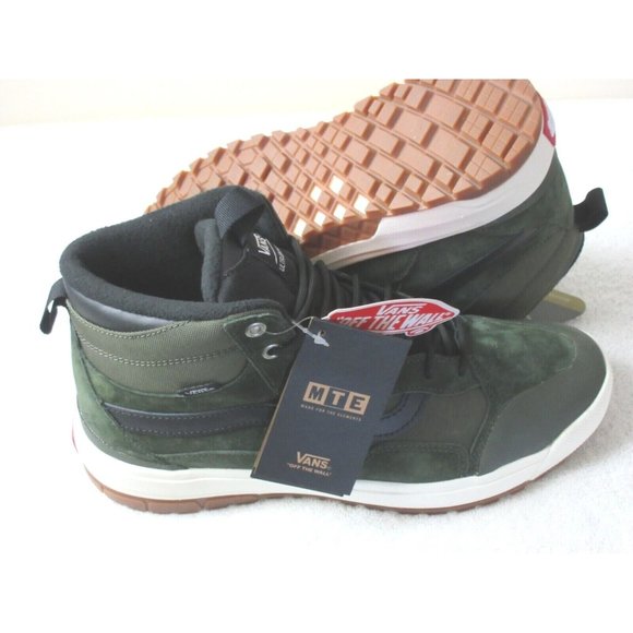 Vans Men's UltraRange Exo Hi MTE-1 Boots Grape Leaf Green Marshmallow Sizes NWT - Picture 2 of 5